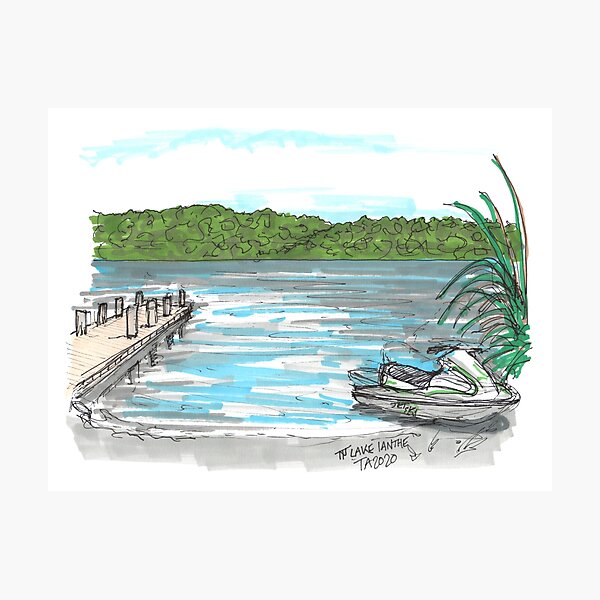 Item preview, Tour Aotearoa 2020 - Lake Ianthe designed and sold by Tom Napper Design.