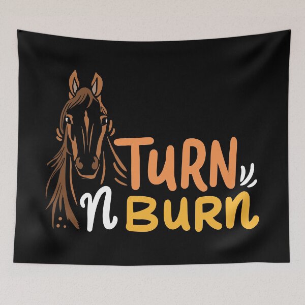 Item preview, Equestrian Fun - Barrel Racing - Turn 'n' Burn designed and sold by Sandra78.