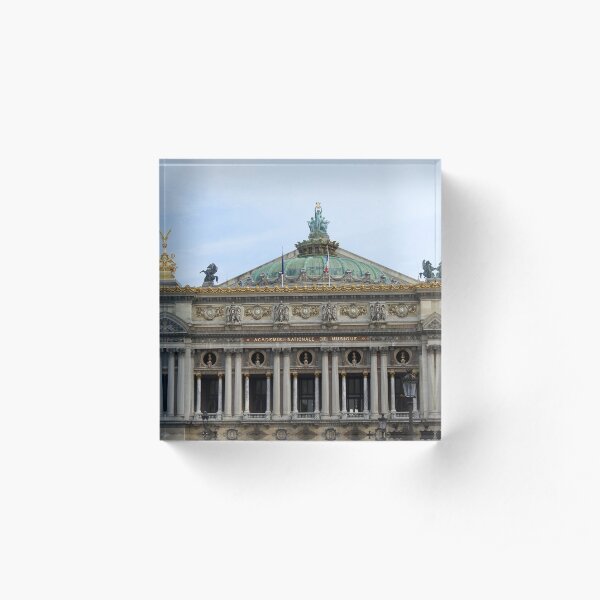 Paris Opera House Acrylic Block