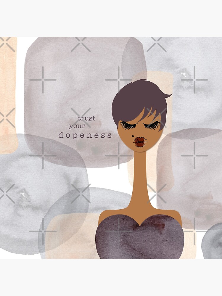Thumbnail 4 of 4, Pillow, Trust Your Dopeness designed and sold by 6256design.