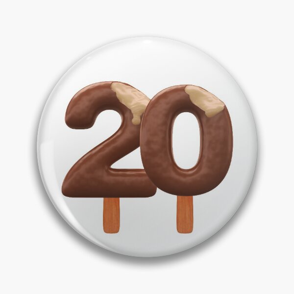 Item preview, 20 Ice Cream Twenty Number 3d Chocolate designed and sold by HelloFromAja.