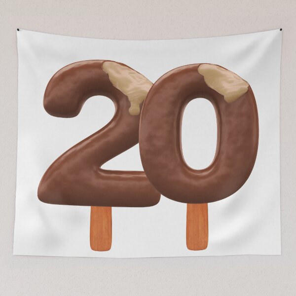 Item preview, 20 Ice Cream Twenty Number 3d Chocolate designed and sold by HelloFromAja.
