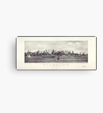 Lienzo View of New York City and The North River