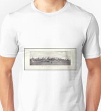 Camiseta unisex View of New York City and The North River