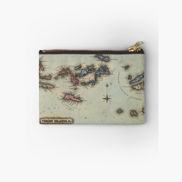 Item preview, Vintage Map of The Virgin Islands (1823) designed and sold by BravuraMedia.