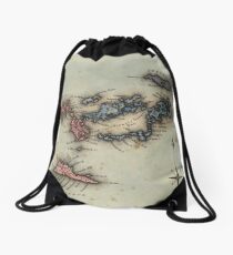 Mochila de cuerdas Vintage Map of The Virgin Islands (1823)