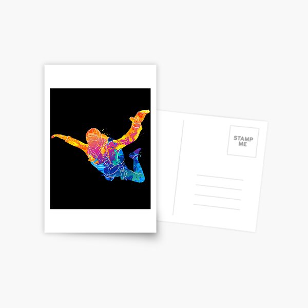 Skydiving Skydiver Postcard