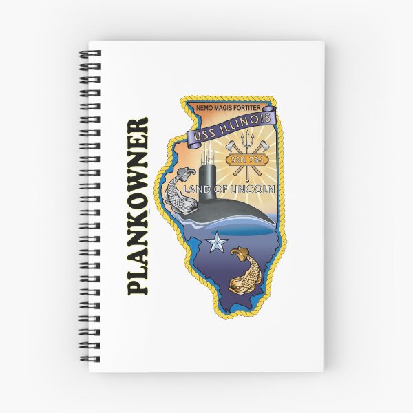 Item preview, SSN-786 USS Illinois Plank Owner Crest designed and sold by Nikki SpaceStuffPlus.