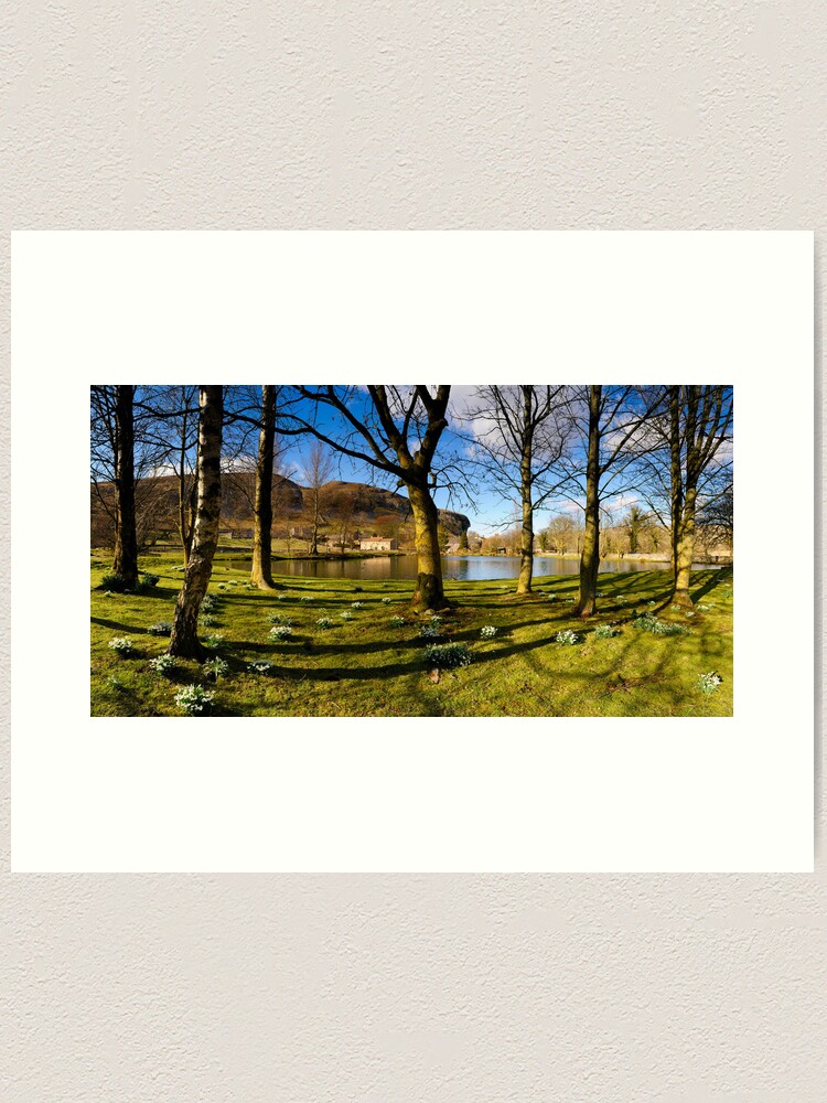 Thumbnail 1 of 3, Art Print, Kilnsey Crag from Kilnsey Park Panorama designed and sold by sjbowen.