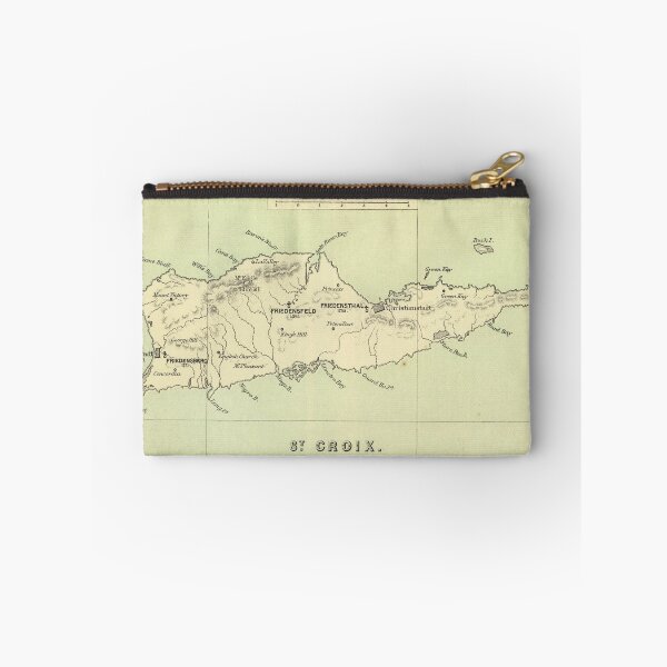 Item preview, Vintage Map of The Virgin Islands (1853) designed and sold by BravuraMedia.