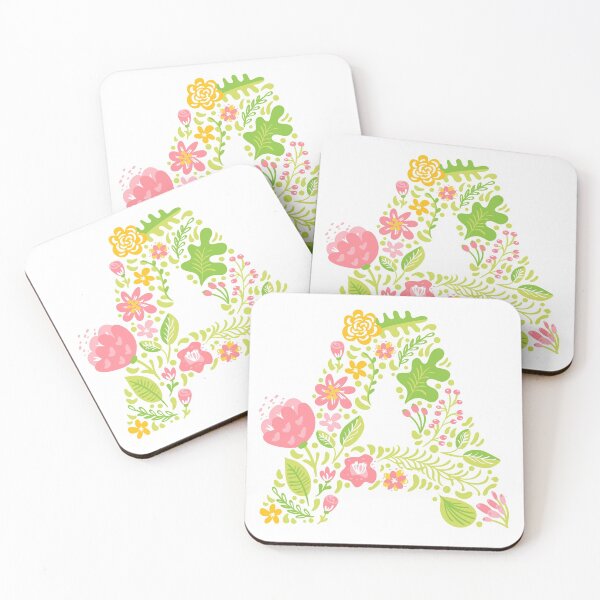 Item preview, Summer Floral Initial A designed and sold by karspaul.
