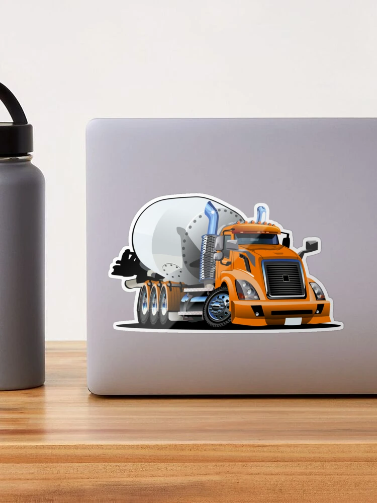 Cement Truck Mixer Cartoon - Cement Truck - Mug