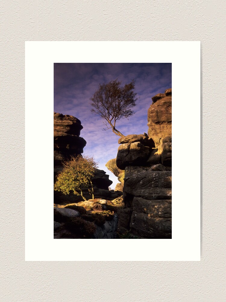 Thumbnail 1 of 3, Art Print, Brimham Rocks designed and sold by sjbowen.