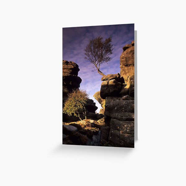 Brimham Rocks Greeting Card