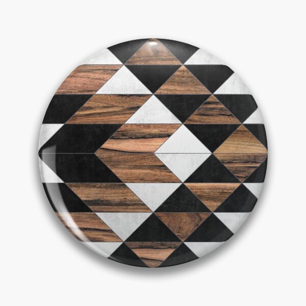 Item preview, Urban Tribal Pattern No.9 - Aztec - Concrete and Wood designed and sold by Zoltan Ratko.