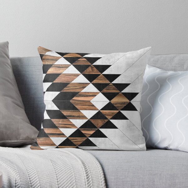 Foundry Select Jomanda Wool Blend Aztec Design Western Throw Pillow