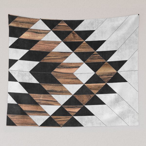 Item preview, Urban Tribal Pattern No.9 - Aztec - Concrete and Wood designed and sold by Zoltan Ratko.