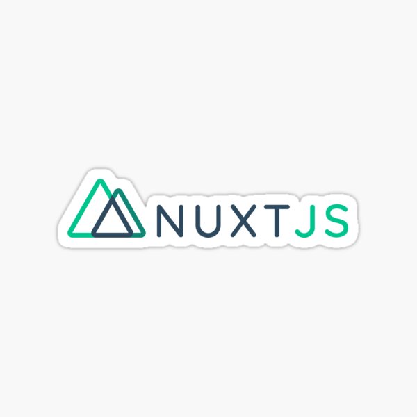 NuxtJS Logotypy Sticker