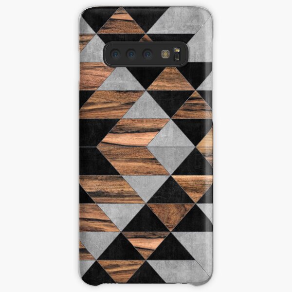 Urban Tribal Pattern No.10 - Aztec - Concrete and Wood Samsung Galaxy Snap Case