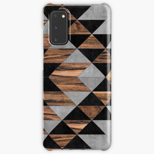 Urban Tribal Pattern No.10 - Aztec - Concrete and Wood Samsung Galaxy Snap Case