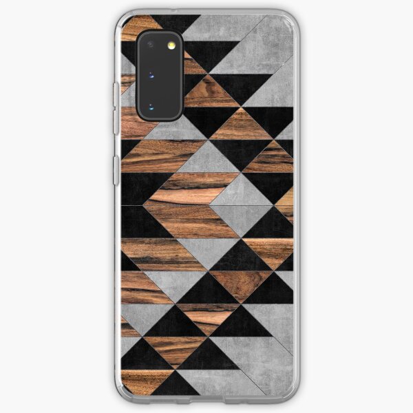 Urban Tribal Pattern No.10 - Aztec - Concrete and Wood Samsung Galaxy Soft Case