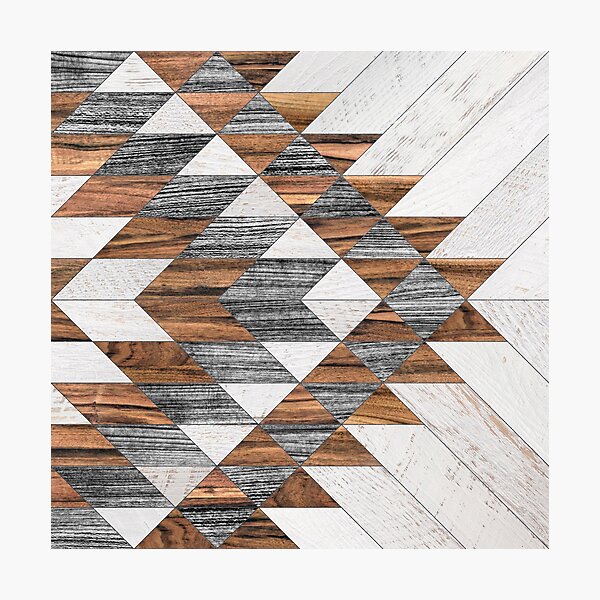 Item preview, Urban Tribal Pattern No.12 - Aztec - Wood designed and sold by Zoltan Ratko.