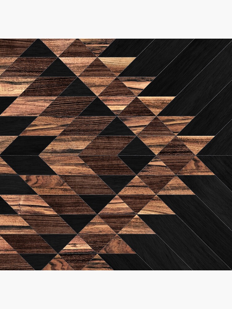 Urban Tribal Pattern No.11 - Aztec - Wood by ZoltanRatko