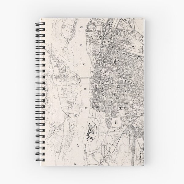 Item preview, Vintage Map of Warsaw Poland (1836) designed and sold by BravuraMedia.