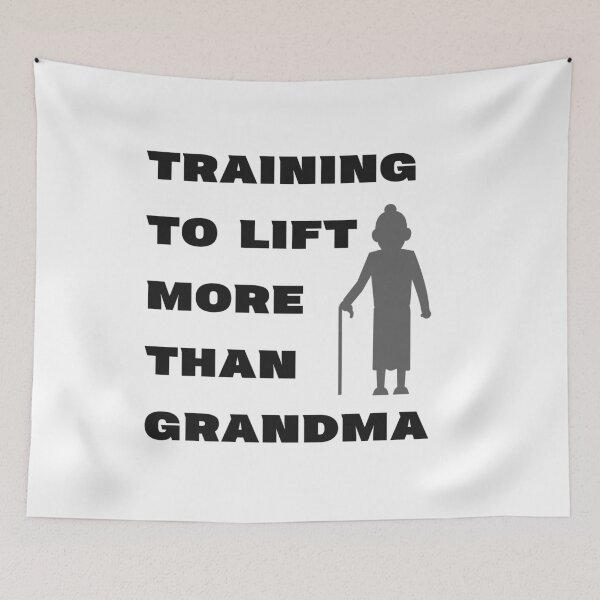 Item preview, Training to lift more than Grandma designed and sold by InputVSOutput.