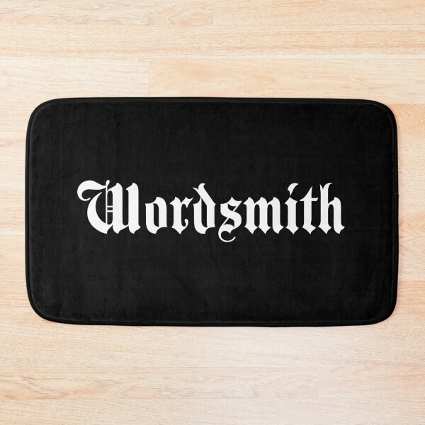 Item preview, Wordsmith White designed and sold by Tee4Daily.