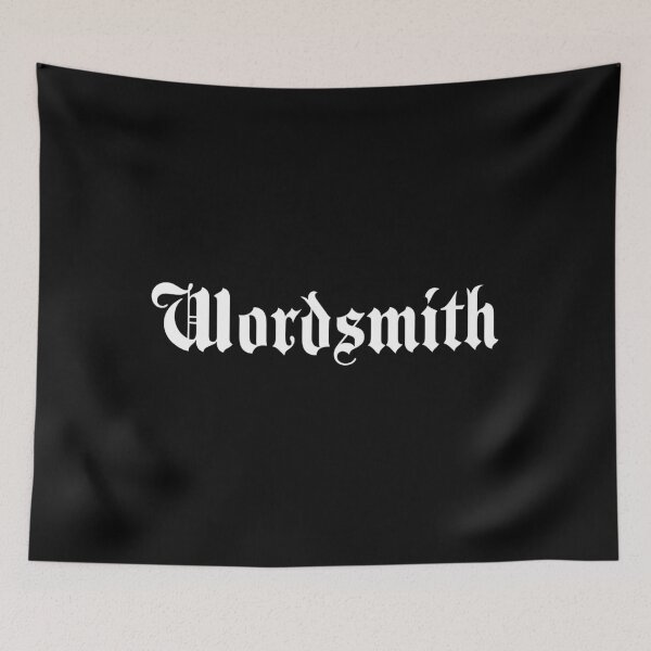 Item preview, Wordsmith White designed and sold by Tee4Daily.