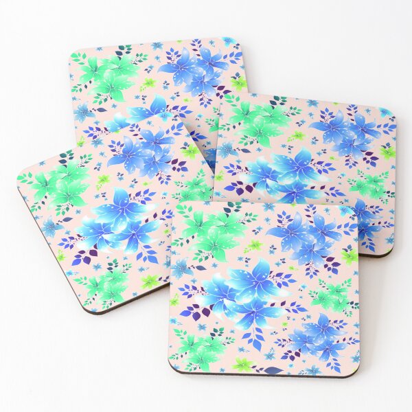 Item preview, Blue/green Lily flower design. decorative, stylish, graceful, garnish designed and sold by jayne0524.