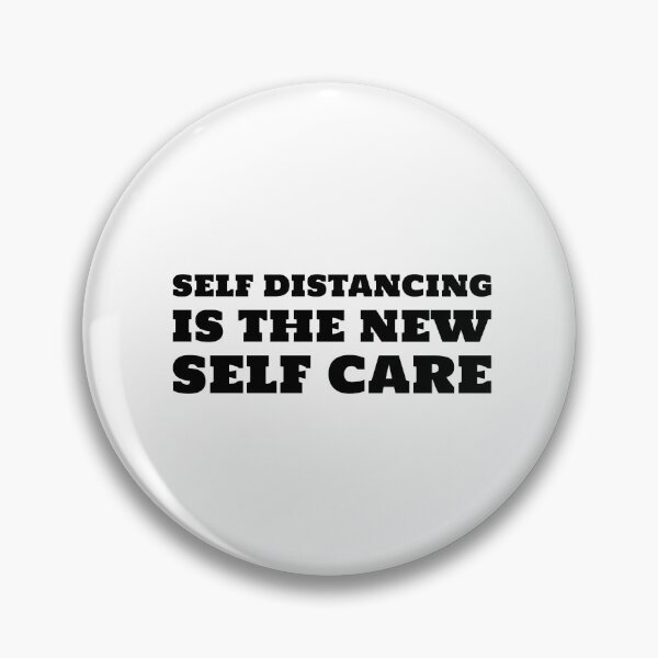 Aperçu de l'œuvre L'auto-éloignement est le nouveau self care créée et vendue par greenchimp.