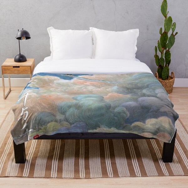 Spirited Away Sky Wandbild Fleecedecke
