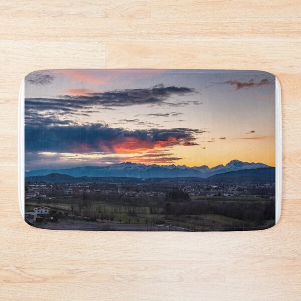 Item preview, Winter colorful sunset in the countryside of Friuli-Venezia Giulia, Italy designed and sold by zakaz86.