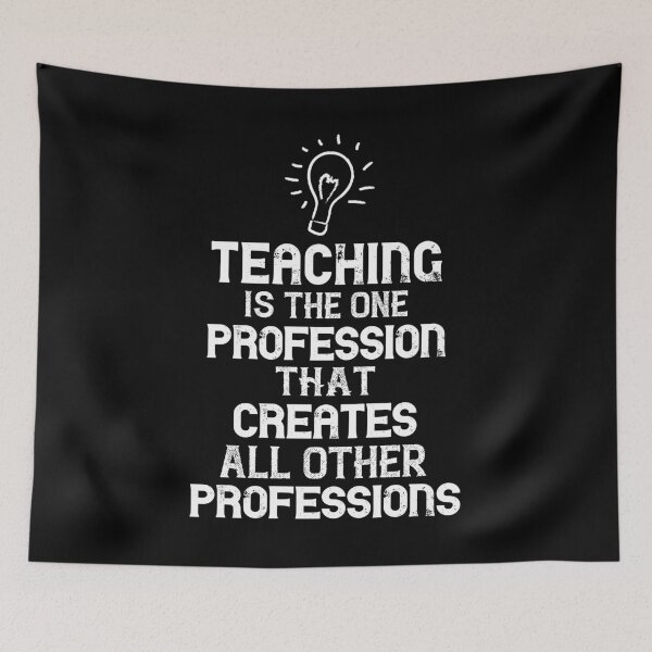 Aperçu de l'œuvre Teacher's day gift, Gift for school teacher, professor. Funny Novelty Gift for teacher on birthday, graduation, or christmas créée et vendue par LoveEveryWear.