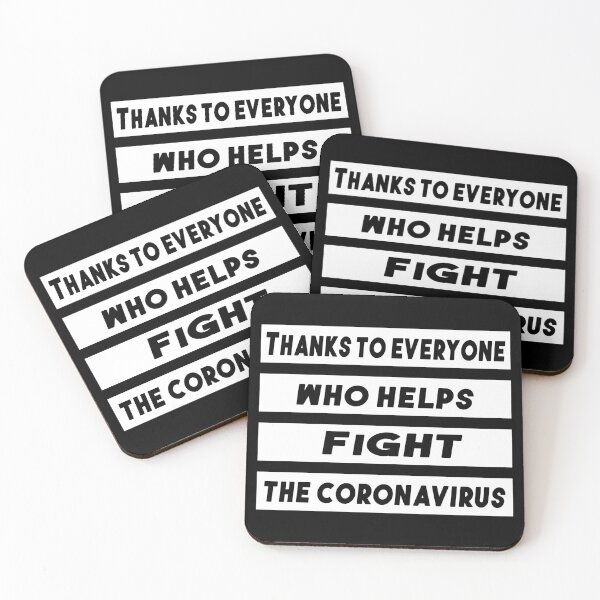 Aperçu de l'œuvre Thanks to everyone who helps fight the coronavirus créée et vendue par khalifadahmane.