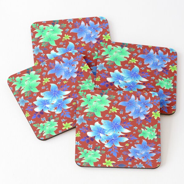 Item preview, Blue/green Lily flower design. decorative, stylish, graceful designed and sold by jayne0524.