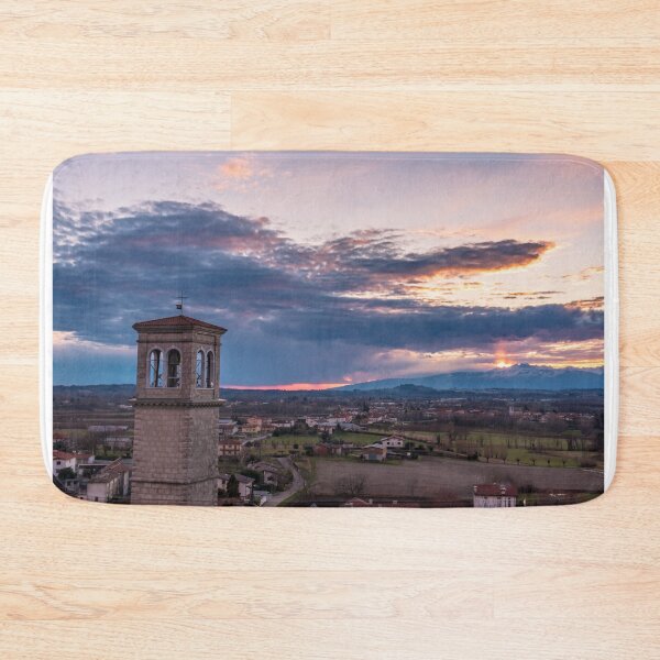 Item preview, Winter colorful sunset in the countryside of Friuli-Venezia Giulia, Italy designed and sold by zakaz86.