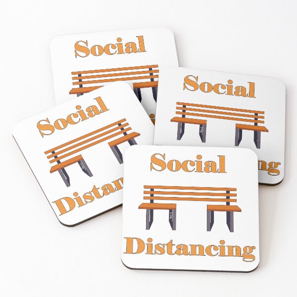Item preview, Social Distancing Park Bench designed and sold by Intriguing Eclectives by Janelle  K.