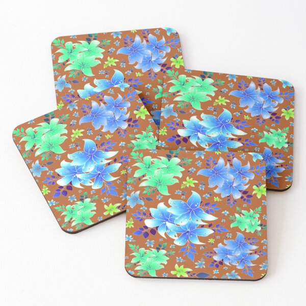 Item preview, Blue/green Lily flower design. decorative, stylish, graceful,  designed and sold by jayne0524.