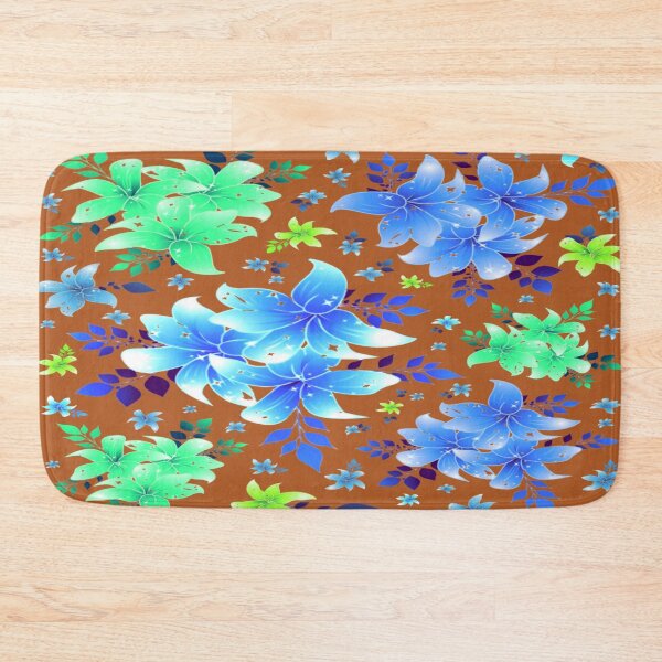 Item preview, Blue/green Lily flower design. decorative, stylish, graceful,  designed and sold by jayne0524.