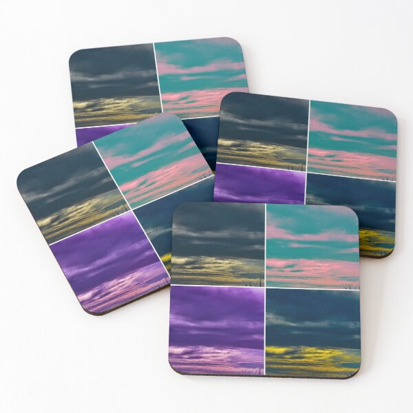 Item preview, Colourful skies quartet  designed and sold by TheArtChappy.