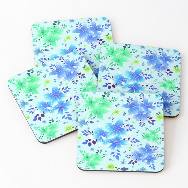 Item preview, Blue/green Lily flower design. decorative, stylish, graceful, nature, redecorate designed and sold by jayne0524.