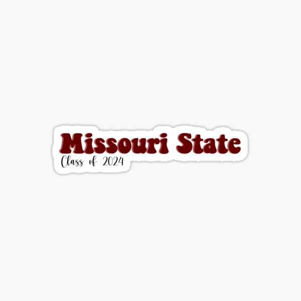 "Missouri State 2024" Sticker for Sale by kristinalenk Redbubble