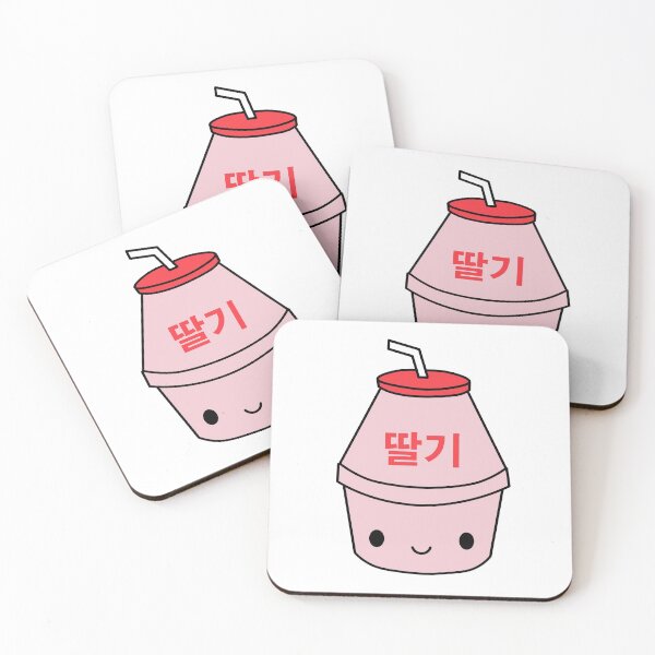 Artikelvorschau, Kawaii Korean Strawberry Milk Cute Design entworfen und verkauft von mariekawaii.