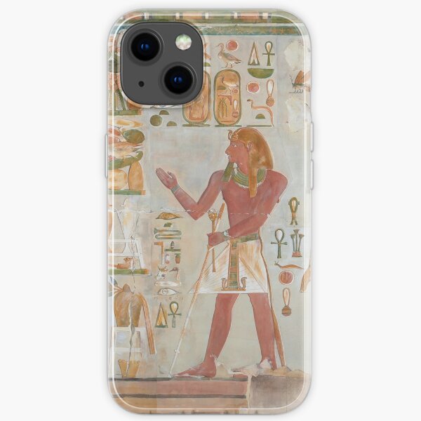 Thutmose I and Queen Senseneb by Howard Carter iPhone Soft Case