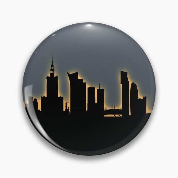 Item preview, Warsaw Poland Skyline designed and sold by ArtPrints.