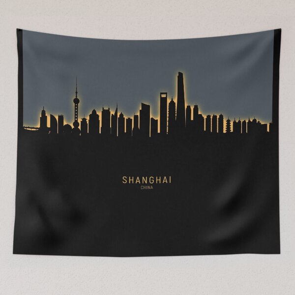 Item preview, Shanghai China Skyline designed and sold by ArtPrints.