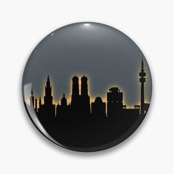 Item preview, Munich Germany Skyline designed and sold by ArtPrints.